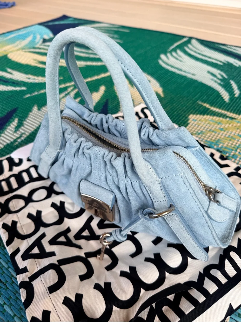 Marc Jacobs Women's The Suede Cristina Small Satchel Bag